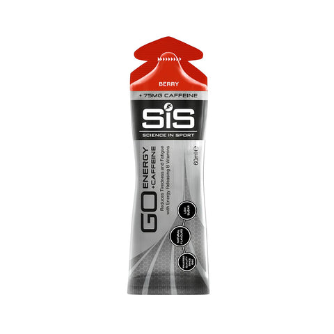 Гель вуглеводний з кофеїном SiS Go Energy + Caffeine Gel (лісова ягода) 60 мл