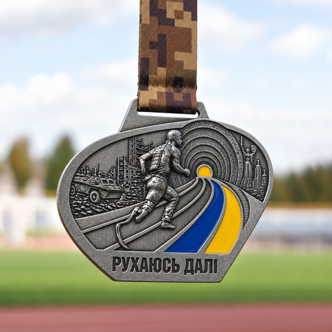 Стартовий набір до онлайн-забігу "Рухаюсь далі"